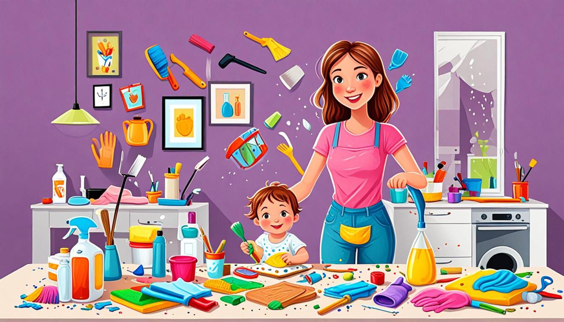 Quick Cleaning Hacks for Busy Families: Strategies to Tackle Mess in Minutes