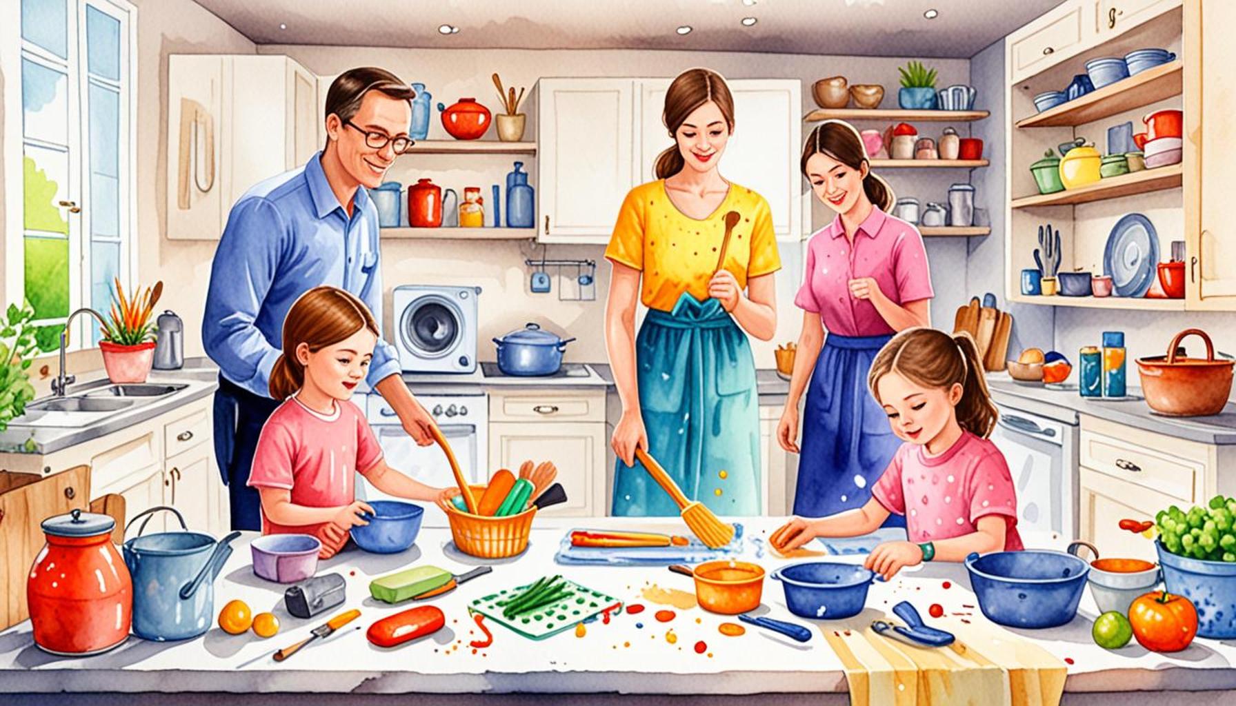 The Art of Delegation: Involving Family Members in House Cleaning for Time Efficiency