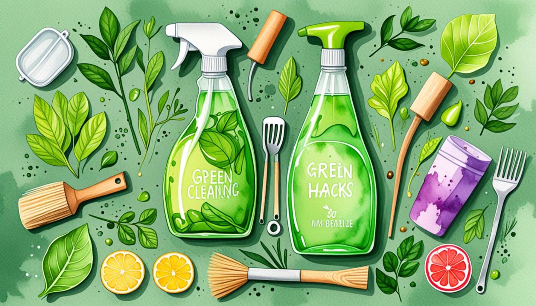 Green Cleaning Hacks: Utilizing Everyday Ingredients for a Sustainable Home