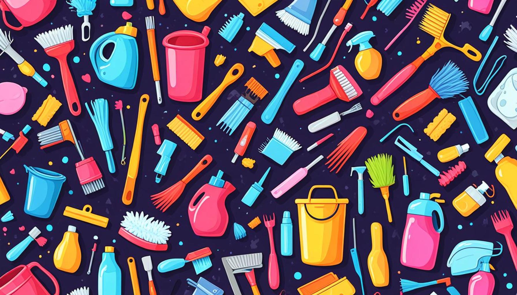 The importance of appropriate cleaning tools for different types of surfaces and materials in the home