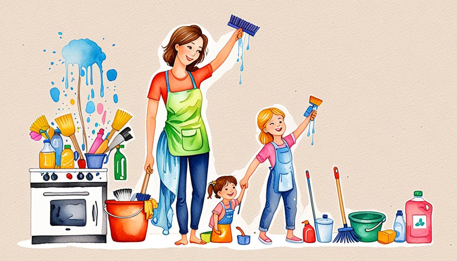 Incorporating Family Participation: Creating a Collaborative Cleaning Schedule